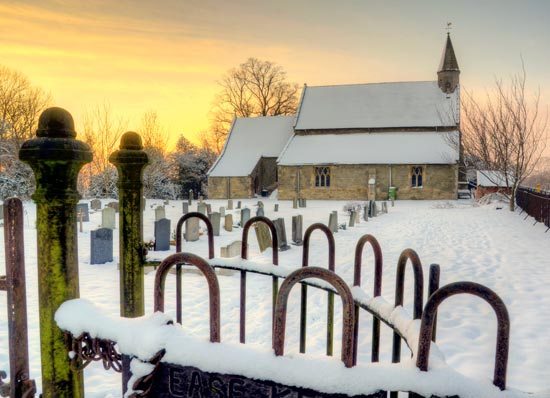 Smeeton Westerby Church Sunrise